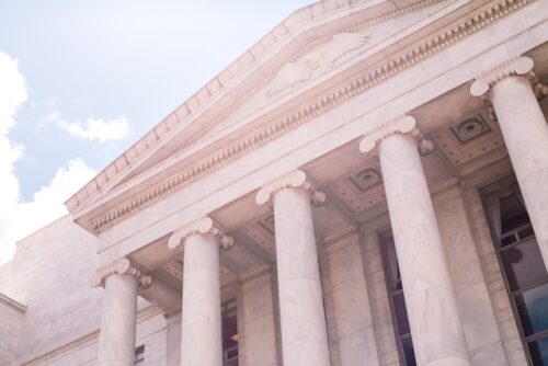 exterior of courthouse